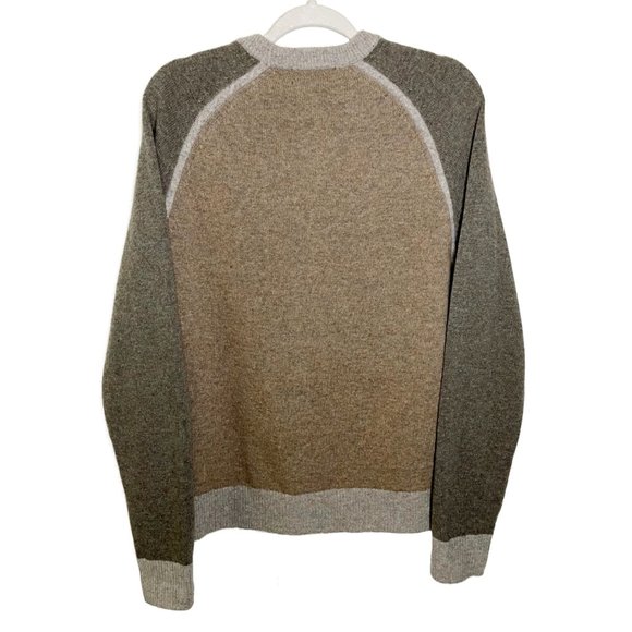 Brooks Brothers | Merino Wool Two Tone Cardigan Sweater - Picture 3 of 9